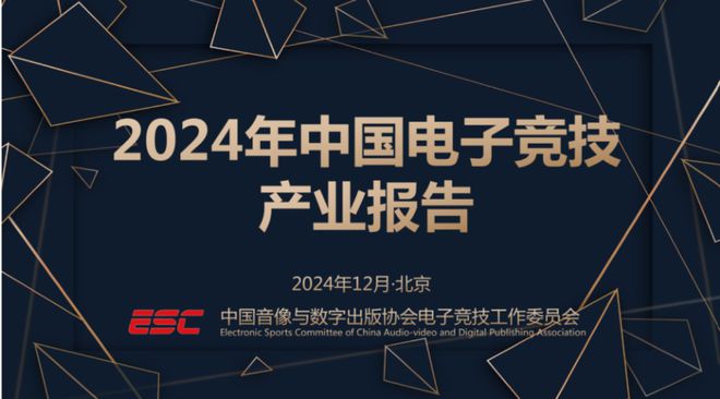 问鼎娱乐官网2024中国电子竞技产业报告发布：稳定多元持续向好(图1)